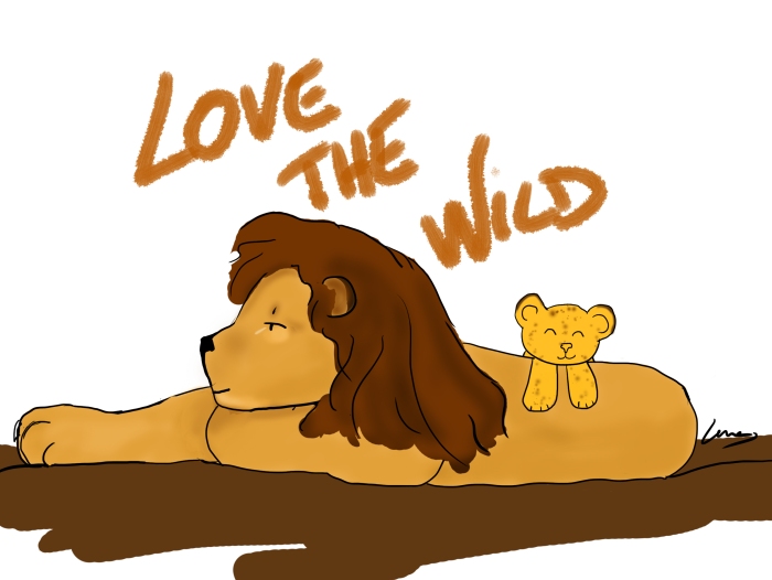 Celebrating Wold Lion Day with a quick messy drawing